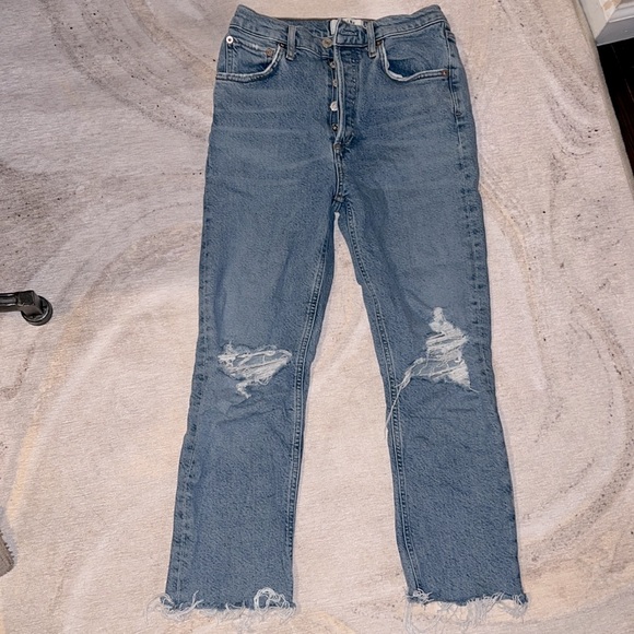 Agolde "Riley" high rise jeans - Picture 2 of 4